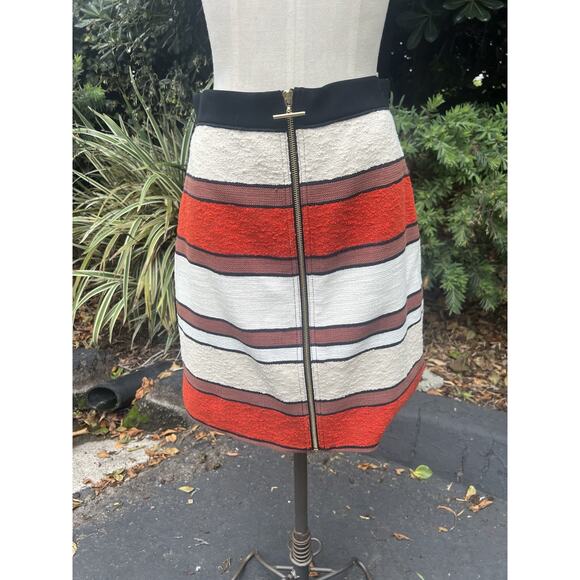 Derek Lam 10 Crosby Striped Mini Skirt‎ Size 6 - Picture 1 of 3